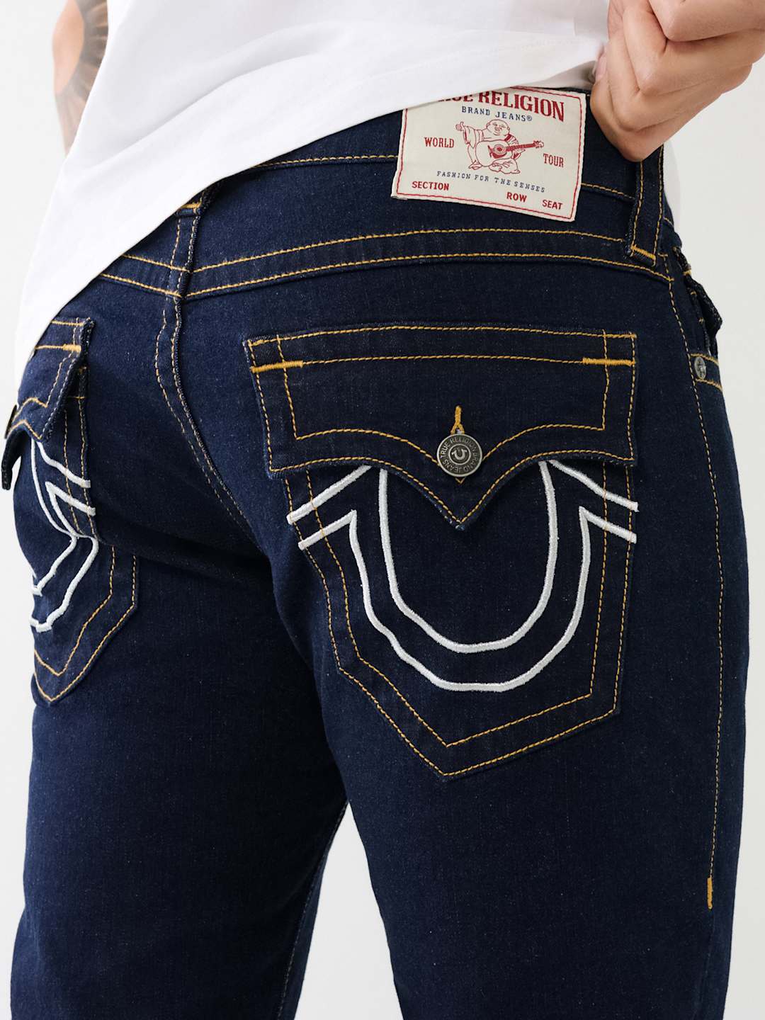 True Religion Jeans Ricky Flap Raised Body R-AL Capone Premium