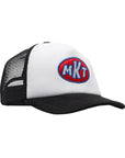 Market Cap Trucker Patched Black-White