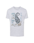 Etro T-Shirt Roma Paisley Print Grey