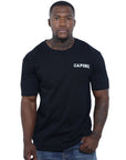 Capone T-Shirt Mexican Crochet Black-AL Capone Premium