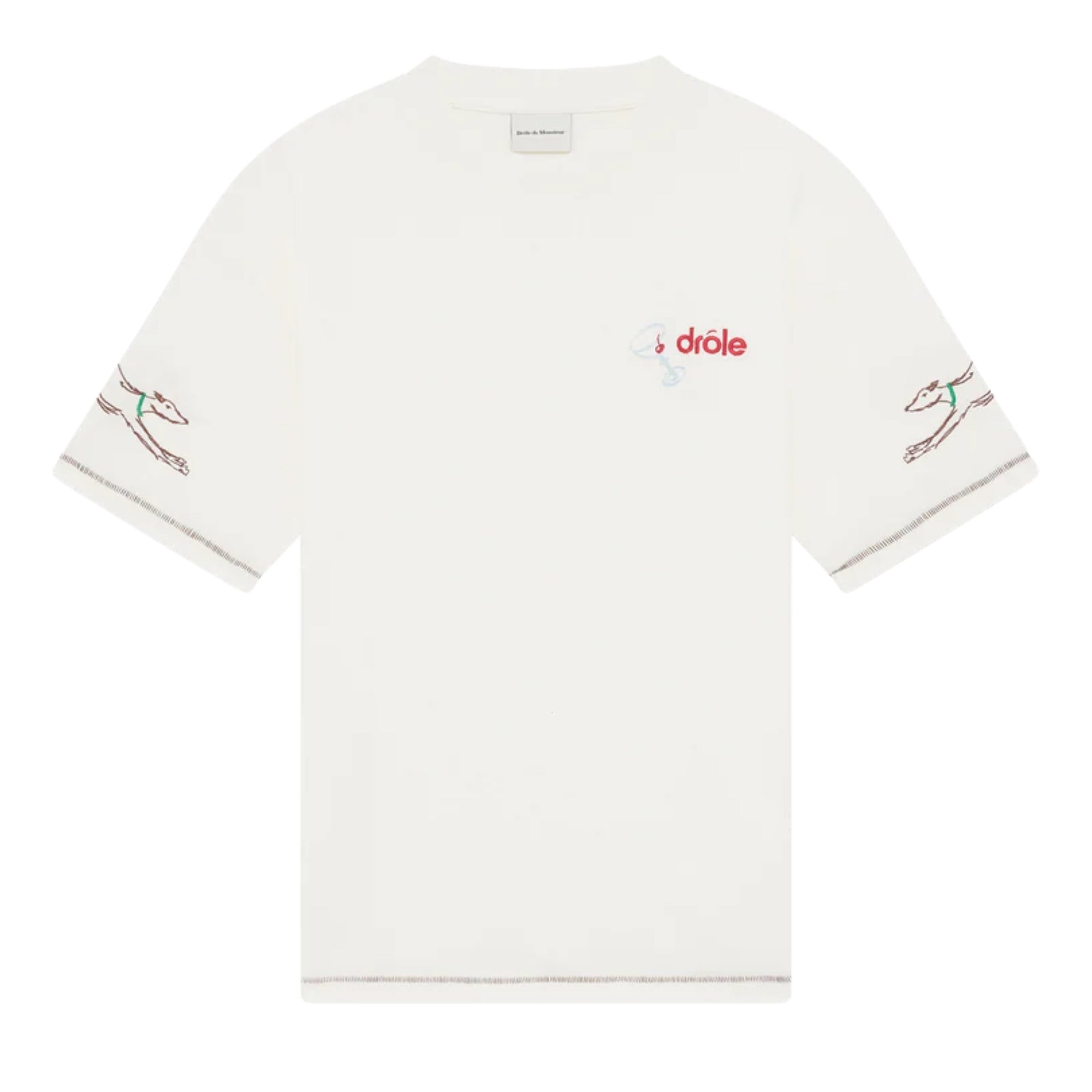 Drole De Monsieur T-Shirt Logo Off-White-AL Capone Premium
