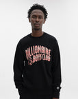 Billionaire Boys Club Mountain Fill Arch Logo Crewneck Black