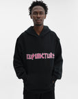 Acupuncture Hooded Sweater Black-Red
