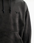 Y-3 Hoodie Fleece String Logo Black