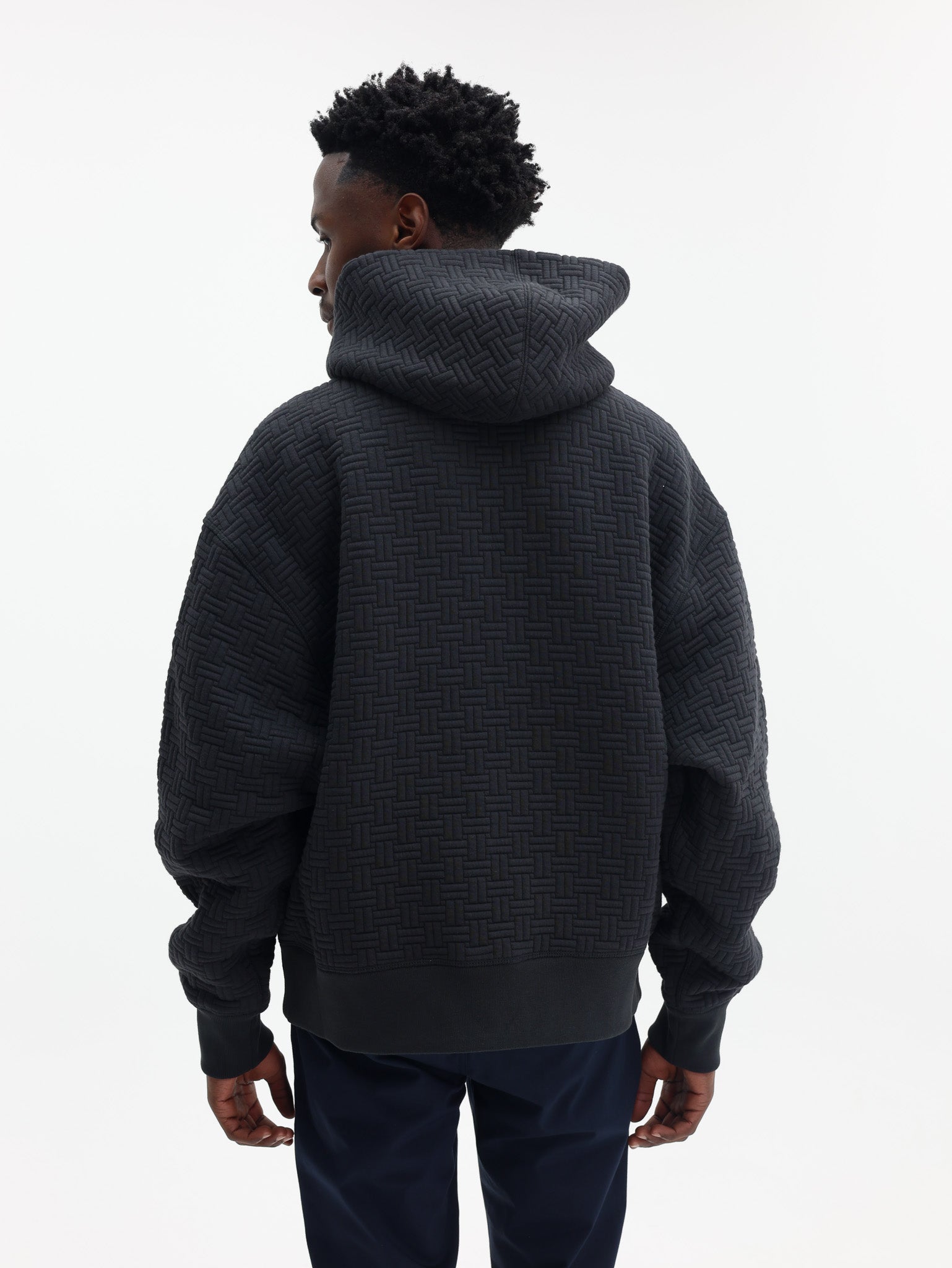 Kenzo Zip Up Hoodie Boxy Black-AL Capone Premium