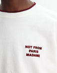 Drole De Monsieur Slogan Pique Off-White