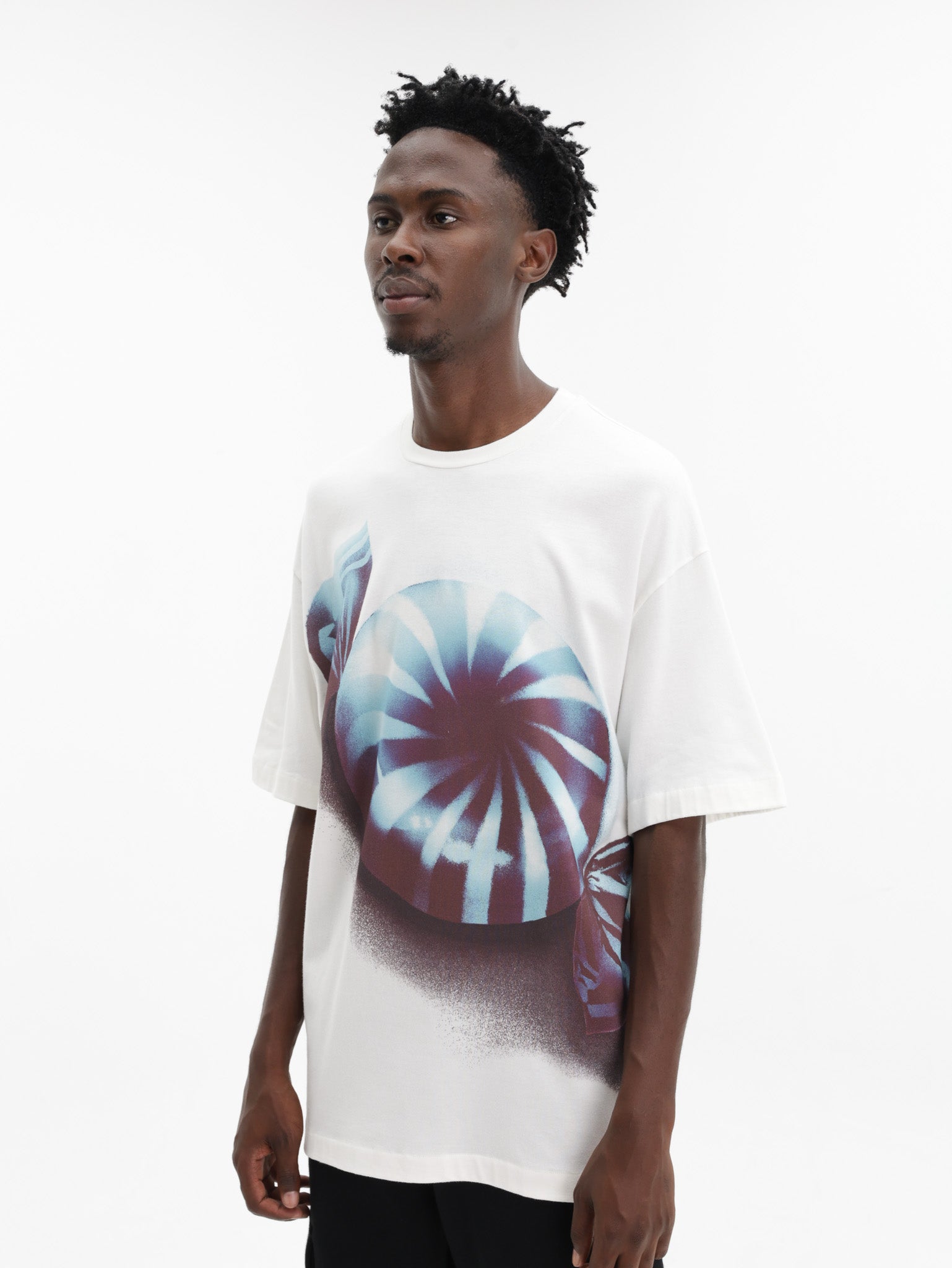 Jil Sander T-Shirt Candy Print White - AL Capone Premium