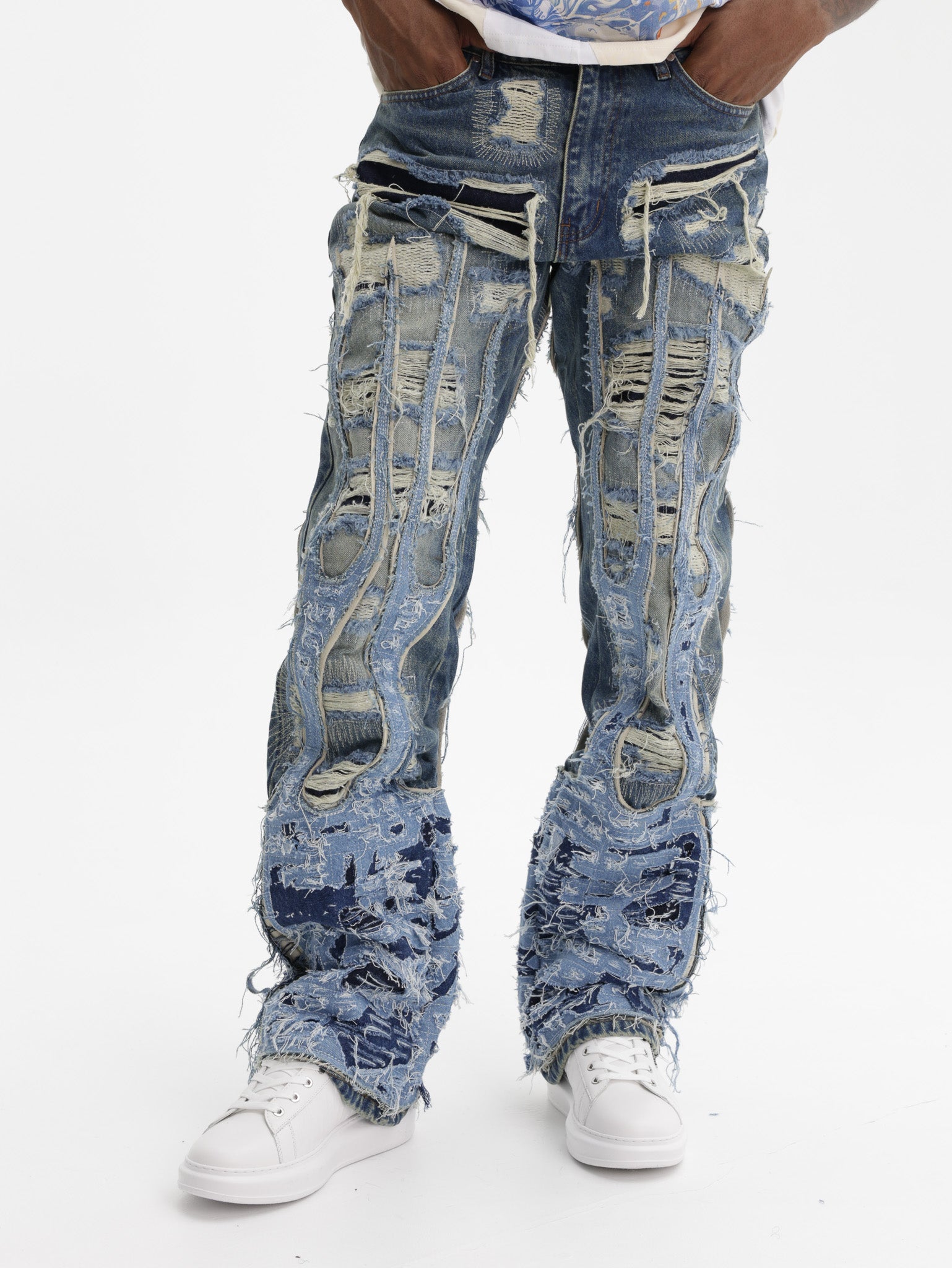 Who Decides War Jeans Flame Boro Denim Demin - AL Capone Premium
