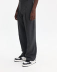 Kenzo Weave Pants Straight Tailored Wool Jacquard Taupe-AL Capone Premium