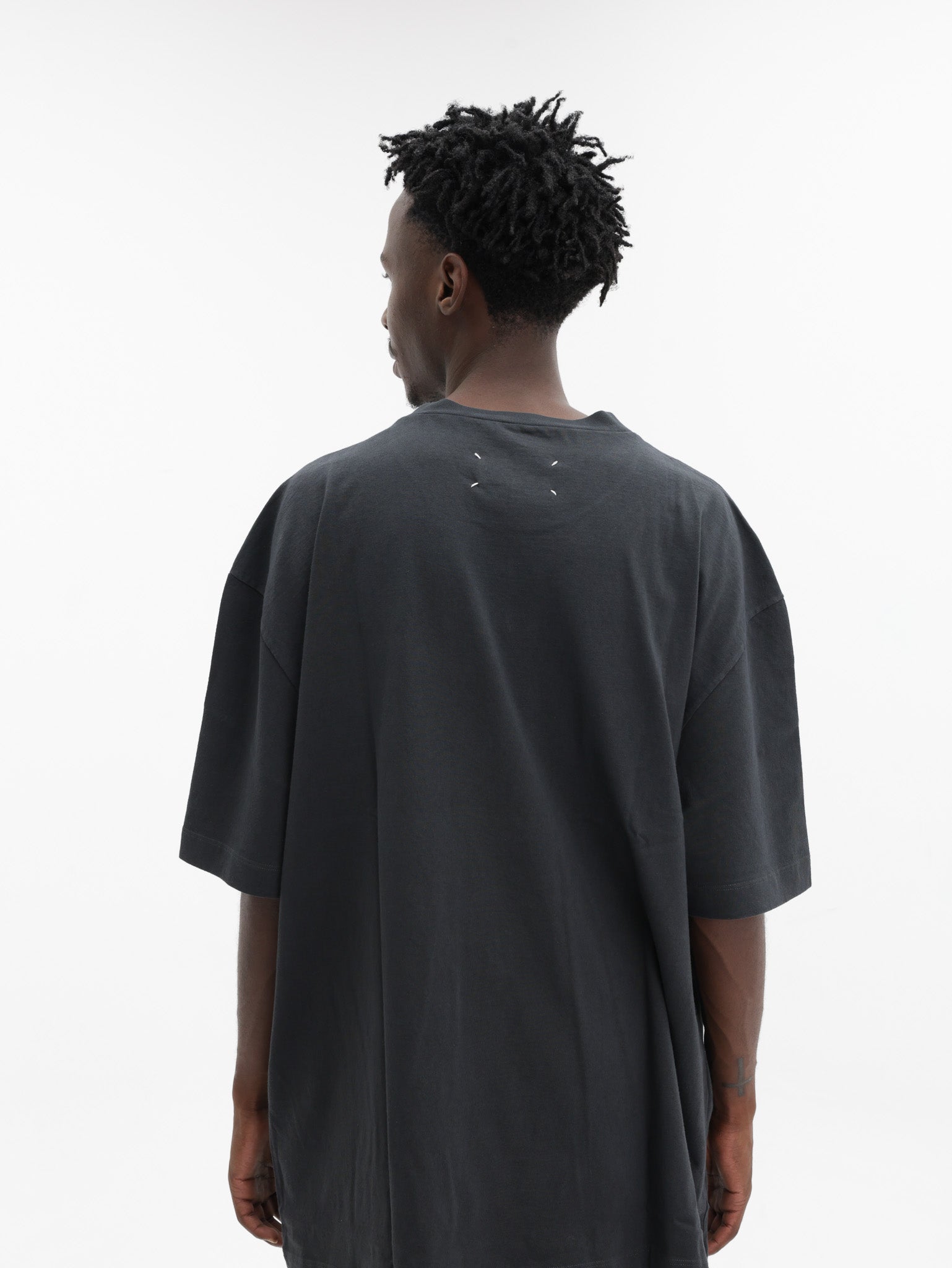 Maison Margiela Embroidered Logo T-Shirt Black - AL Capone Premium