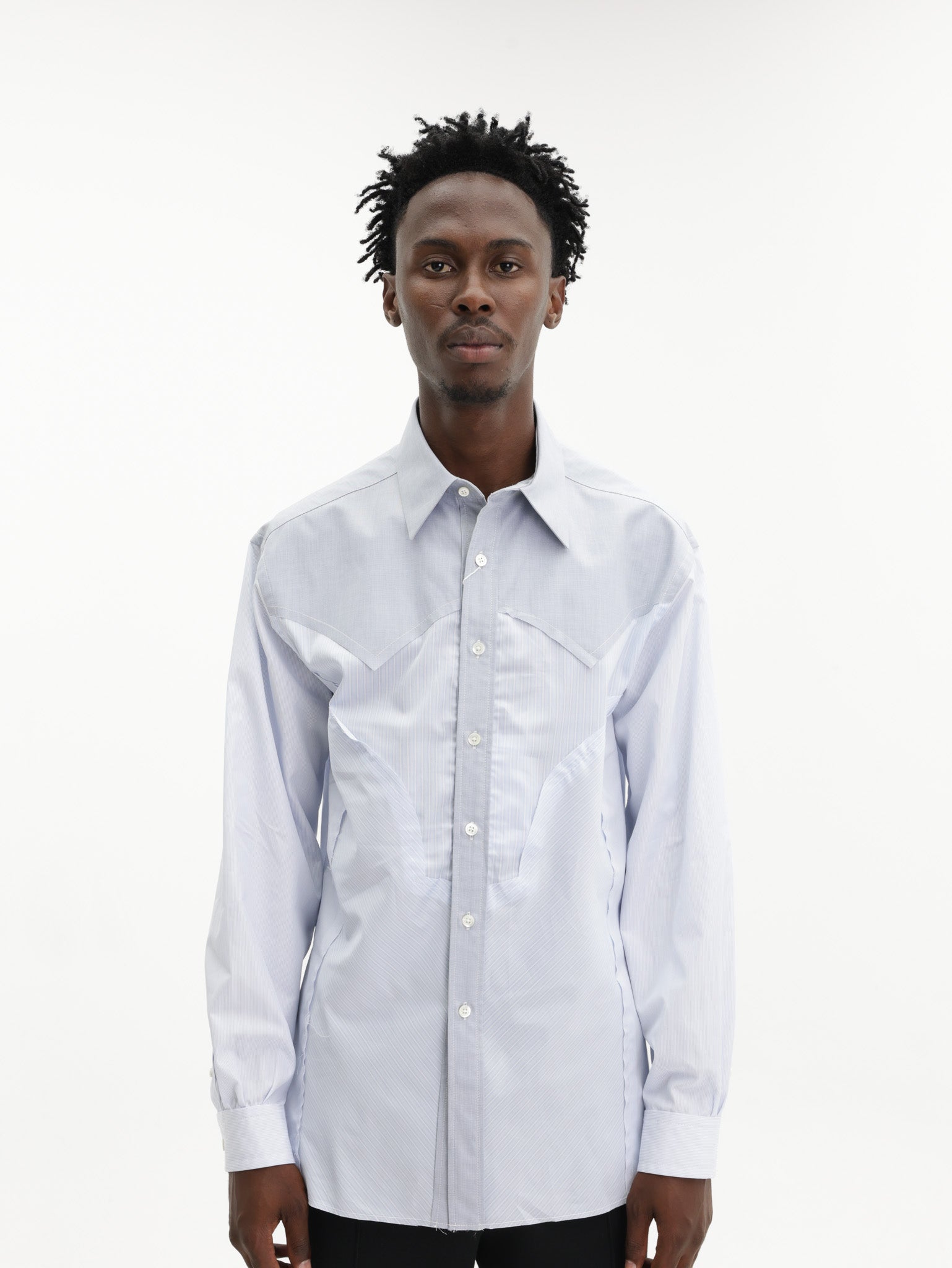 Maison Margiela Cotton Shirt L/S Blue - AL Capone Premium