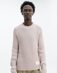 Ami Sweater Bottom Logo Off-White