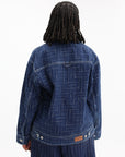 Kenzo Jacket Denim Med Blue Stone