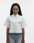 Kenzo Shirt Archive Bouquet Cropped Absinthe-AL Capone Premium