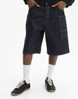 Kenzo Denim Shorts Cargo Monkey Blue Denim
