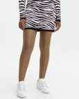 Chiara Ferragni Skirt Zebra Black-White