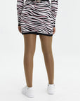 Chiara Ferragni Skirt Zebra Black-White