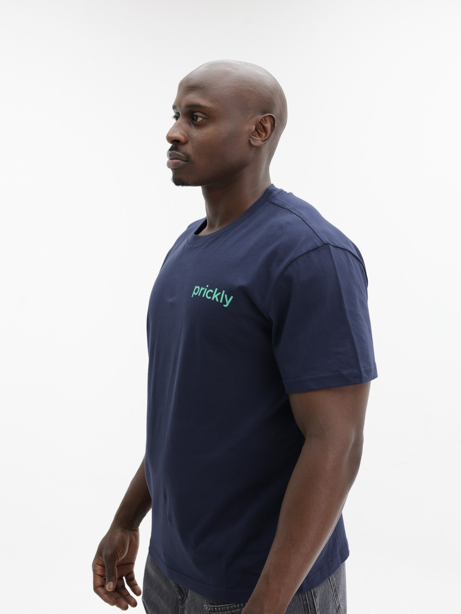Jw Anderson T-Shirt Prickly Back Print Navy – AL Capone Premium
