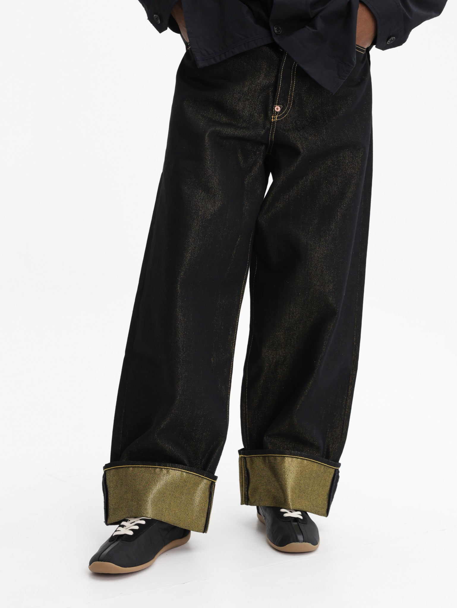 【NOśWEA　kurocap_Dlogo】 Kenzo Jeans Woven Denim Black - AL Capone Premium