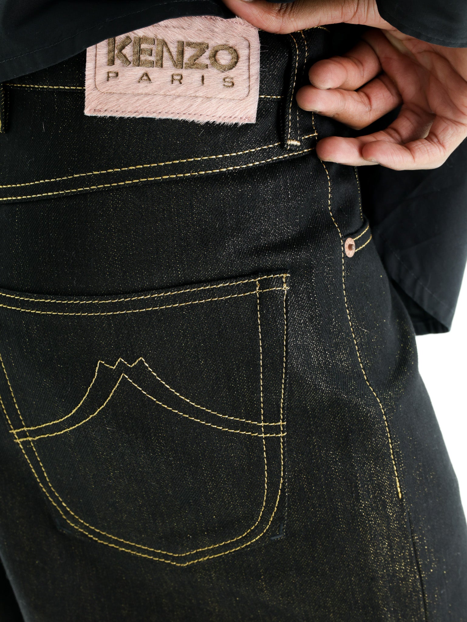Kenzo Jeans Woven Denim Black - AL Capone Premium