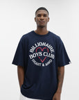 Billionaire Boys Club T-Shirt Heart & Mind Stencil Logo Navy