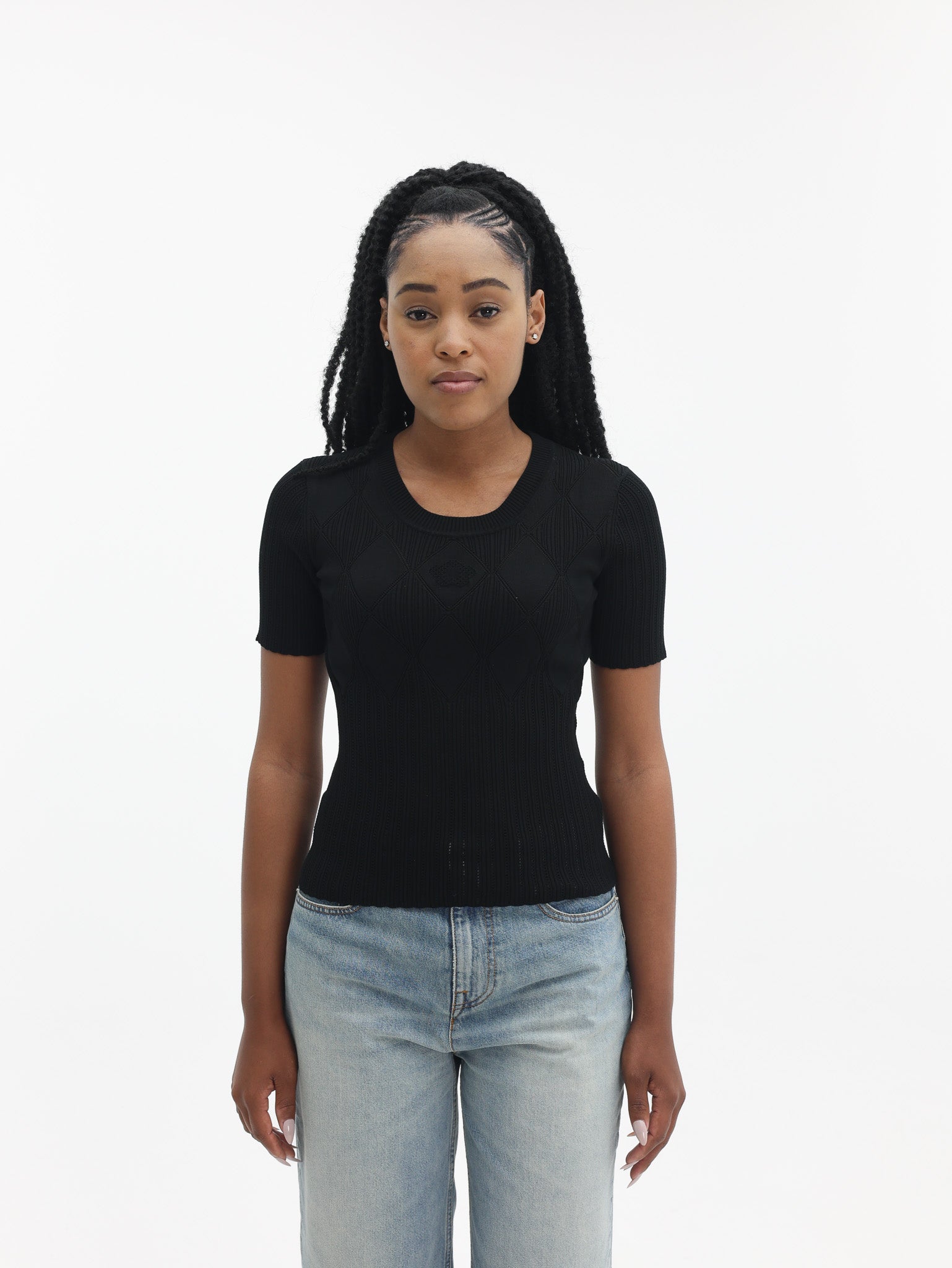 Kenzo Top Knitted SS Black-AL Capone Premium
