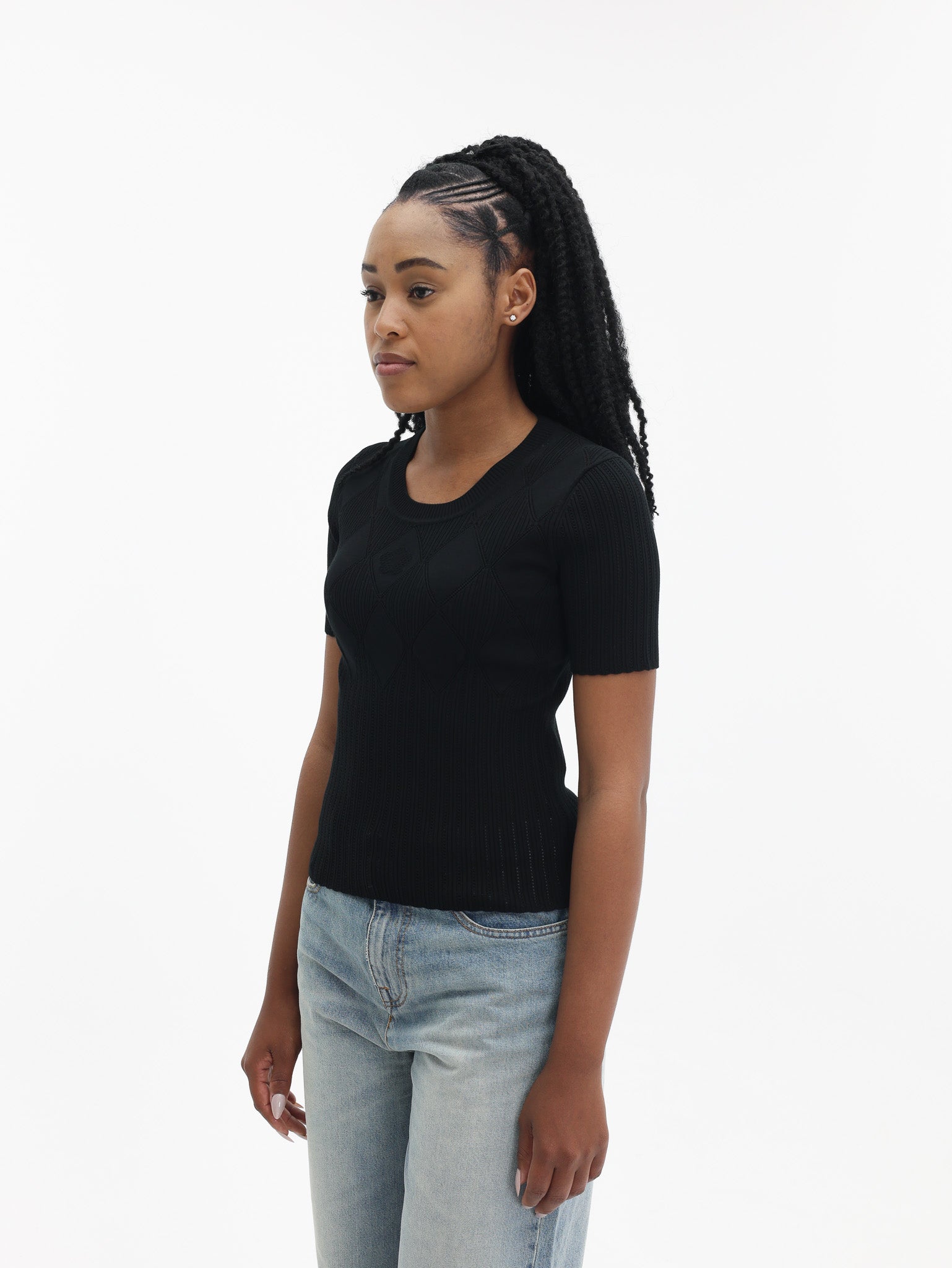 Kenzo Top Knitted SS Black-AL Capone Premium