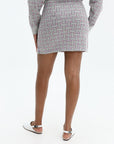 Kenzo Skirt Checkered Pale Grey