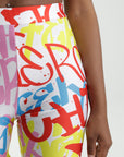 Chiara Ferragni Shorts Graphic Print Multi Colour