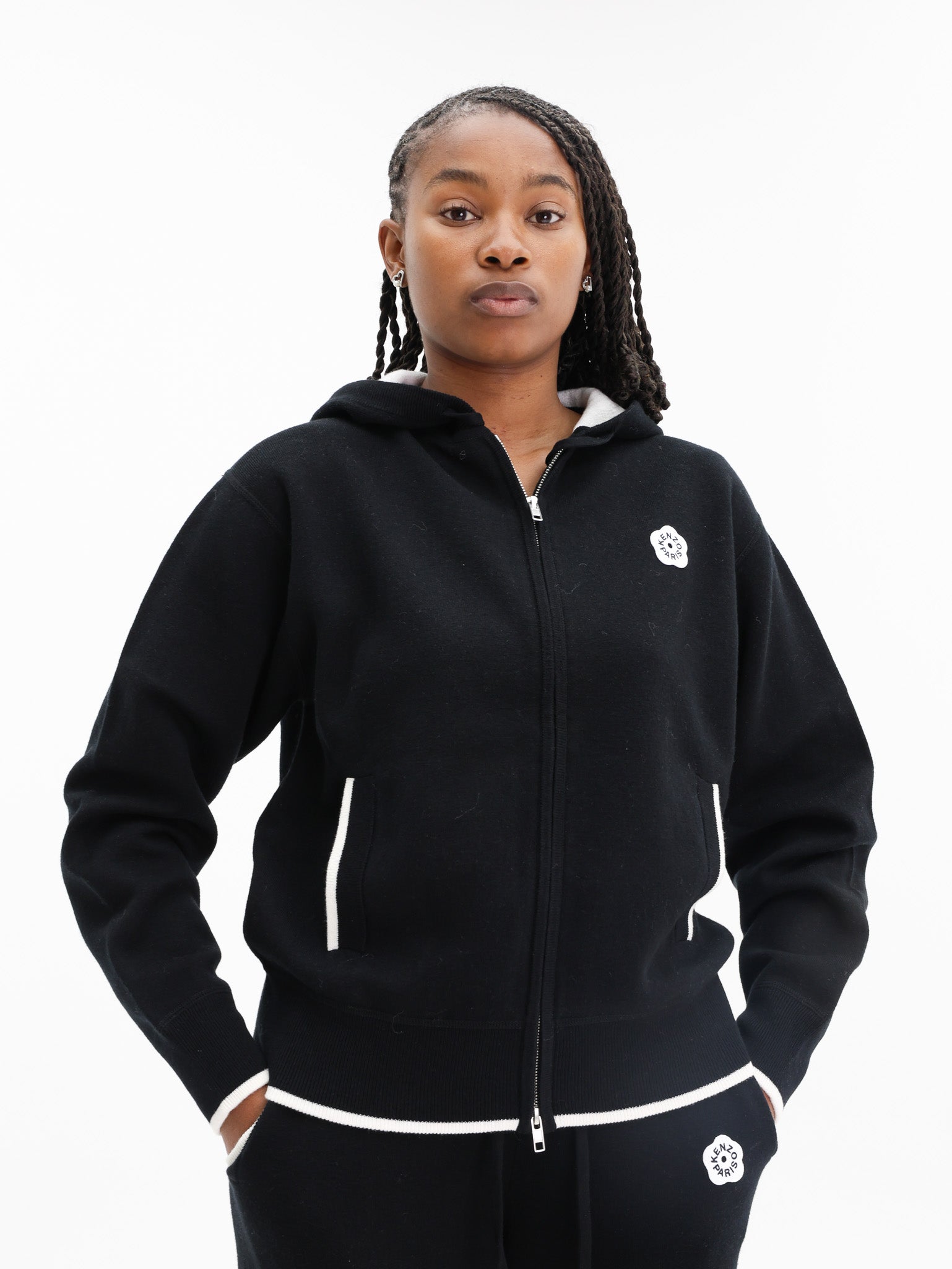 Kenzo Jacket Logo Black - AL Capone Premium