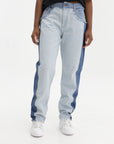 Chiara Ferragni Jeans Denim Patchwork Blue