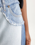 Chiara Ferragni Jeans Denim Patchwork Blue