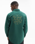 Drole De Monsieur Shirt Slogan Dark Green
