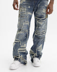 Who Decides War Jeans Side Patch Relaxation Denim Denim