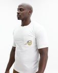 Drole De Monsieur T-Shirt Pocket Clock Off-White
