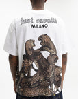 Just Cavalli T-Shirt Full Leopard White