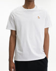 Maison Kitsune T-Shirt Chillax Fox Patch White