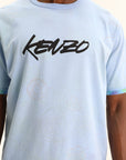 Kenzo T-Shirt Logo Light Blue