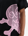 Ice-cream T-Shirt Pink Mesh Ic Logo Black