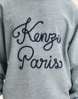 Kenzo Sweater Logo Turquoise