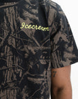 Ice-cream T-Shirt Tree Camo Black