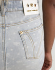 Chiara Ferragni Skirt Logo Denim