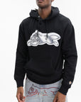 Ice-cream Hoodie Iced Out Dog Popover Black