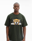 Kenzo T-Shirt Tiger Dark Khaki