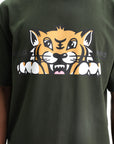 Kenzo T-Shirt Tiger Dark Khaki