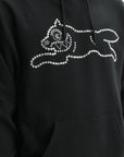 Ice-cream Hoodie Crystal Dog Black