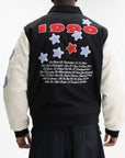 Market Varsity Jacket Black-White