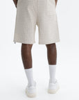 Drole De Monsieur Shorts Checkered Beige