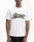 Ice-cream T-Shirt Tiger Stripe Dog White