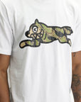 Ice-cream T-Shirt Tiger Stripe Dog White